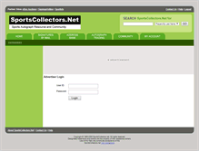 Tablet Screenshot of banner.sportscollectors.net